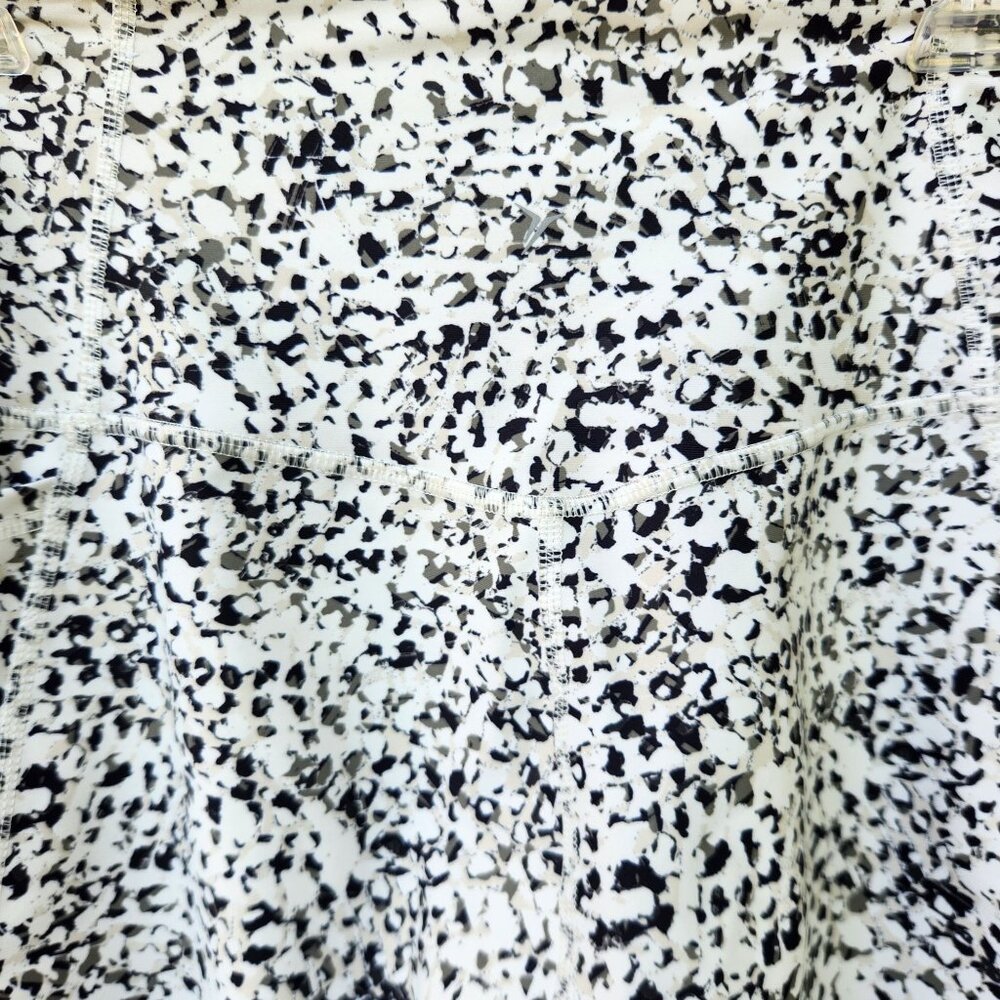 Active Power Soft Workout Leggings with Pockets Black Gray Splatter Size M - Picture 6 of 7